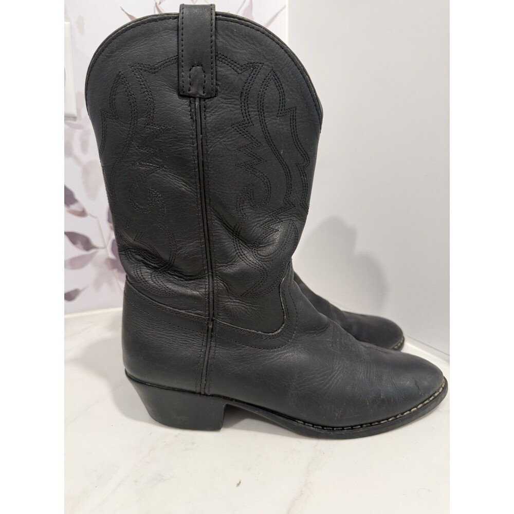 Smoky Mountain Boots Style 3032Y Black Leather Western Gorpcore Youth Size 6